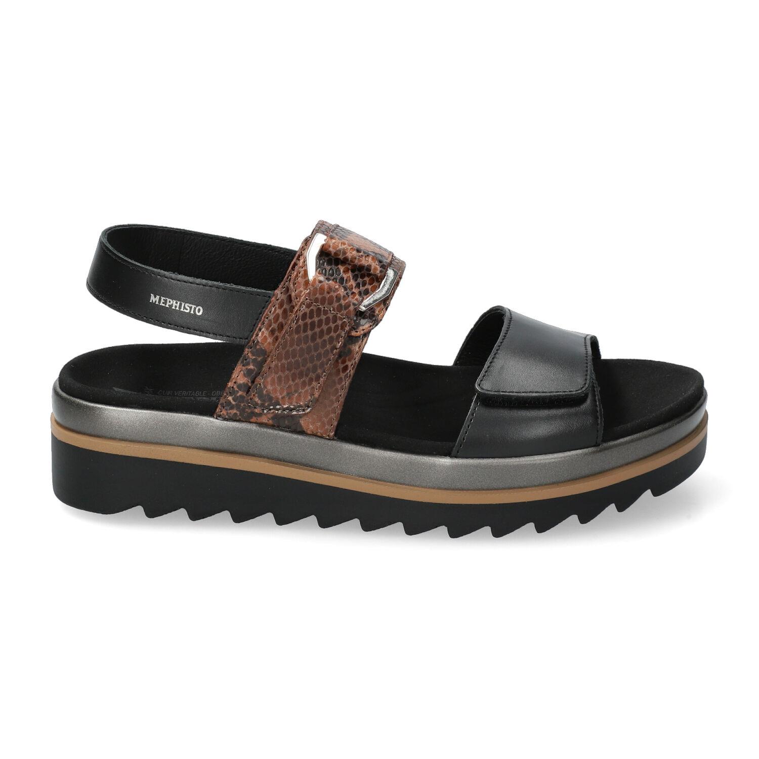 sandales femme modèle Dakota Noir - Mephisto